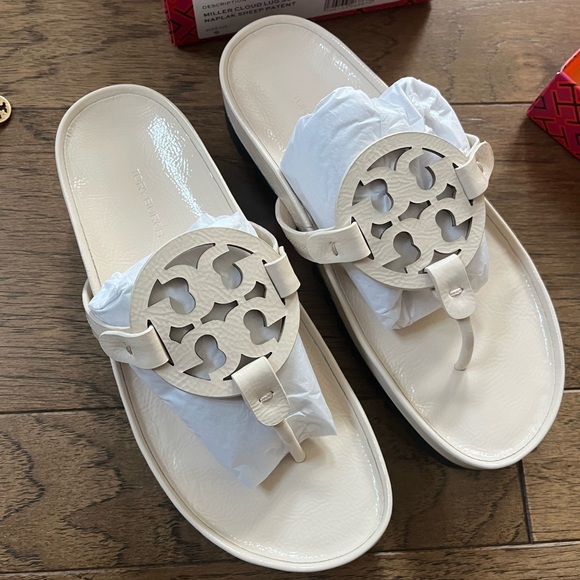 Tory Burch Miller Cloud Lug sandals size 9 - Picture 6 of 16